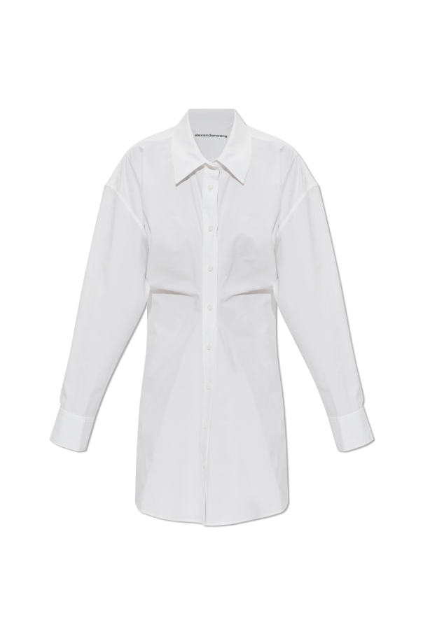 ALEXANDER WANG ホワイト Vネックシャツ サイズ0 Alexander Wang Shirt dress | Women's | Vitkac